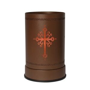 BRAND NEW WITH TAGS Antique Cross Bronze Warmer by Scentchips®